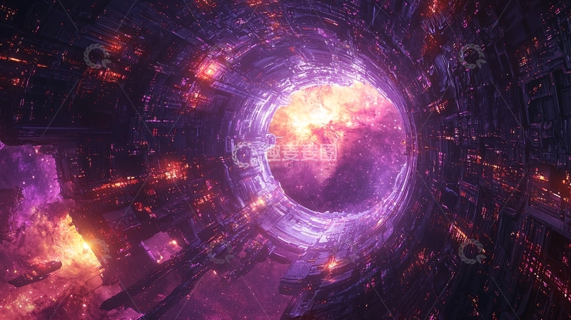 高清大图下载【趣麦麦图】紫色漩涡
