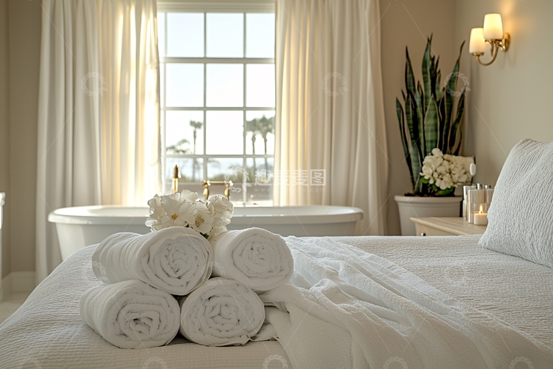 高清大图下载【趣麦麦图】白色床单