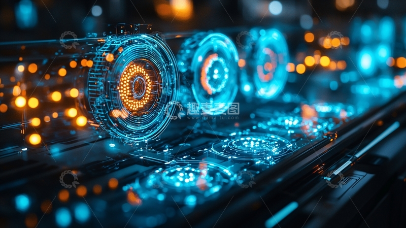 高清大图下载【趣麦麦图】科技感