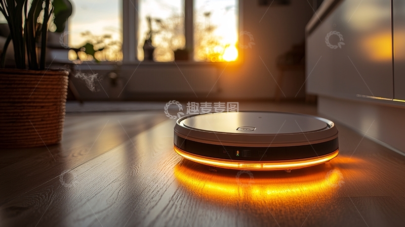 高清大图下载【趣麦麦图】智能扫地机器人