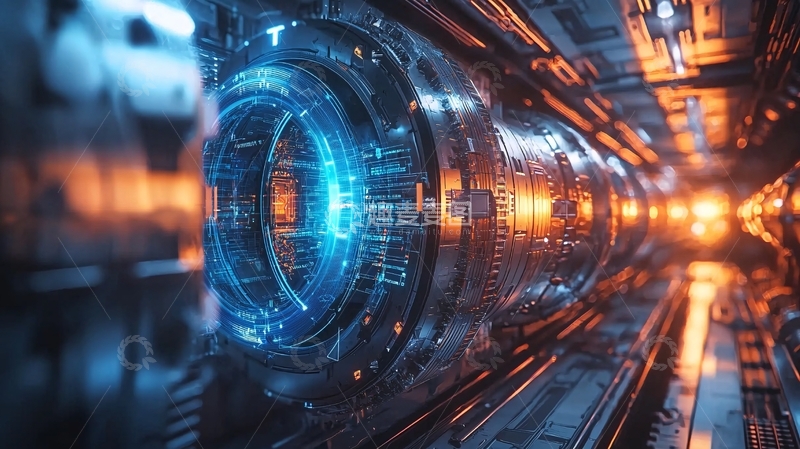 高清大图下载【趣麦麦图】未来科技感通道