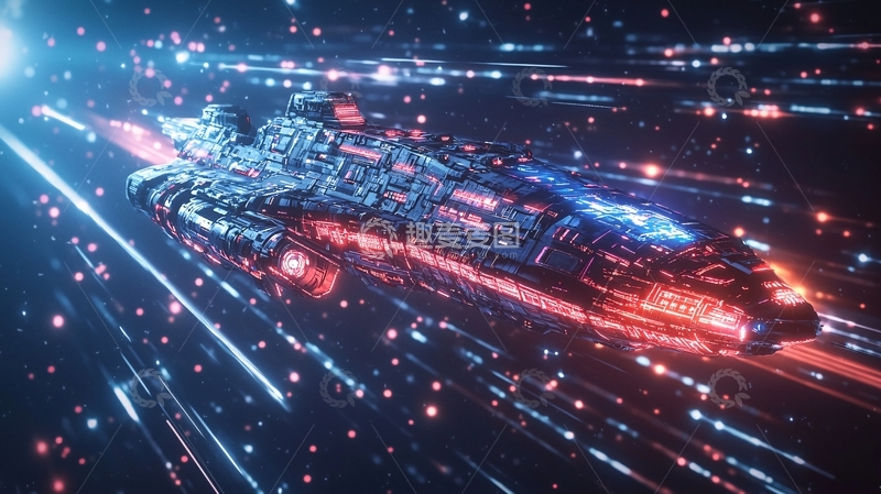 高清大图下载【趣麦麦图】未来宇宙飞船