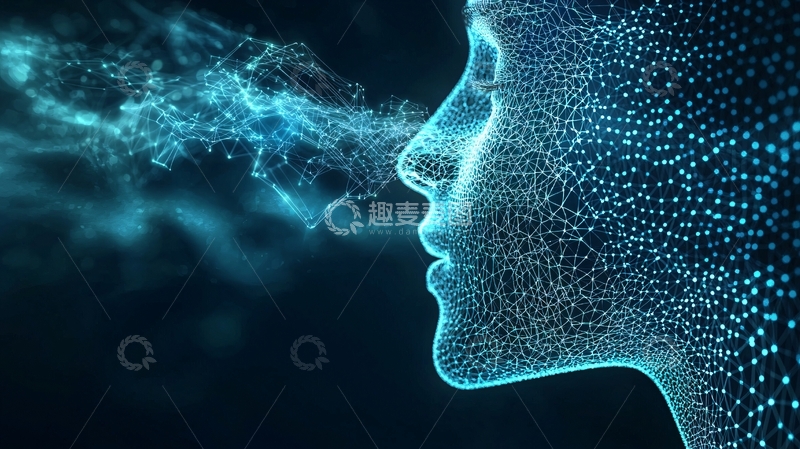 高清大图下载【趣麦麦图】数字人侧面