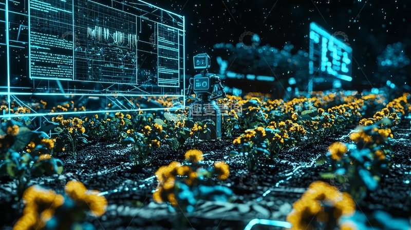 高清大图下载【趣麦麦图】科技感未来农场