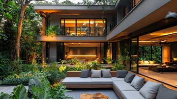 现代风格庭院别墅