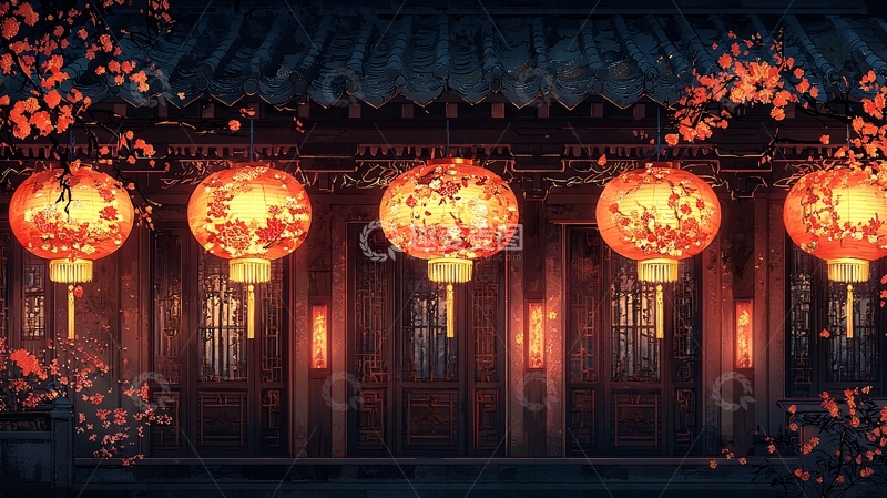 高清大图下载【趣麦麦图】夜幕下