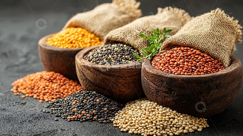 高清大图下载【趣麦麦图】多种豆类组合