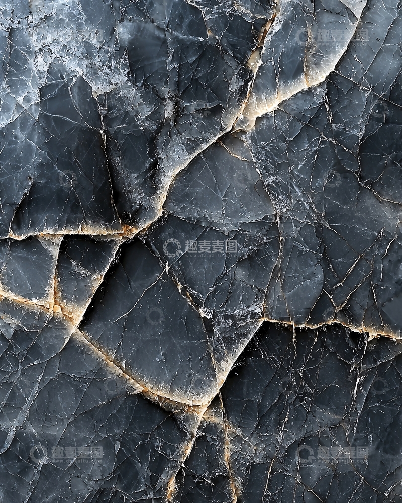 高清大图下载【趣麦麦图】深灰色裂纹石材纹理