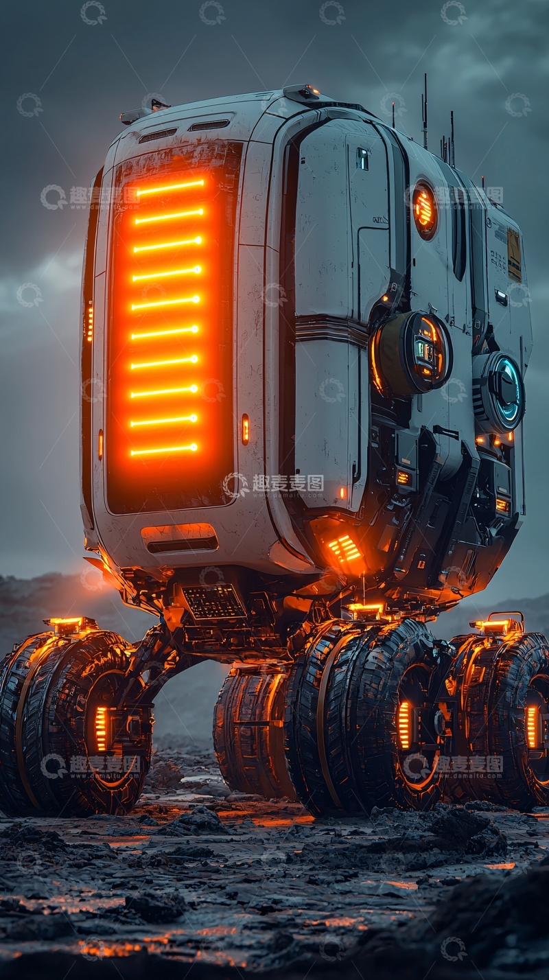 高清大图下载【趣麦麦图】未来科技载具