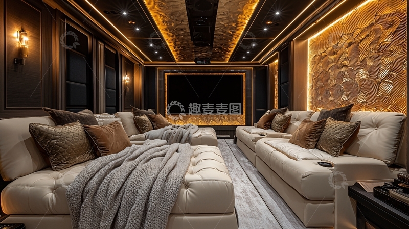 高清大图下载【趣麦麦图】奢华家庭影院