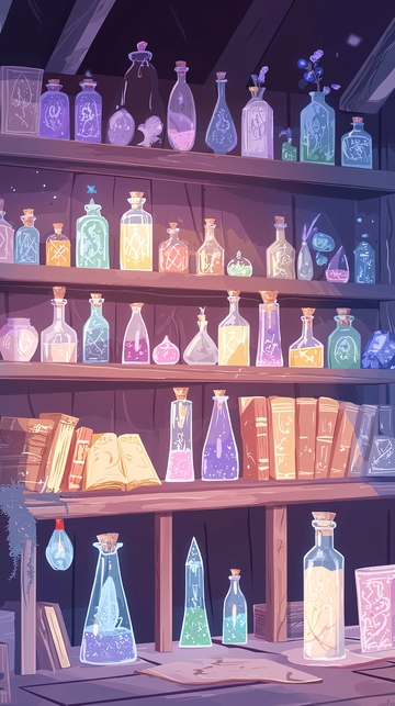 魔法药水架