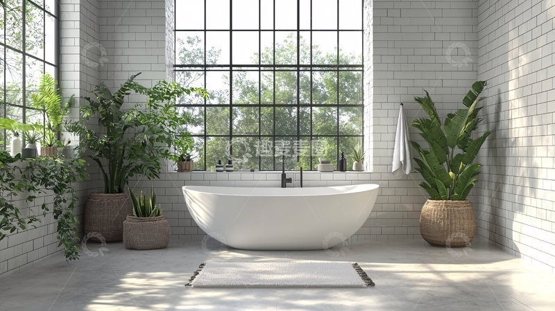 高清大图下载【趣麦麦图】现代简约浴室设计