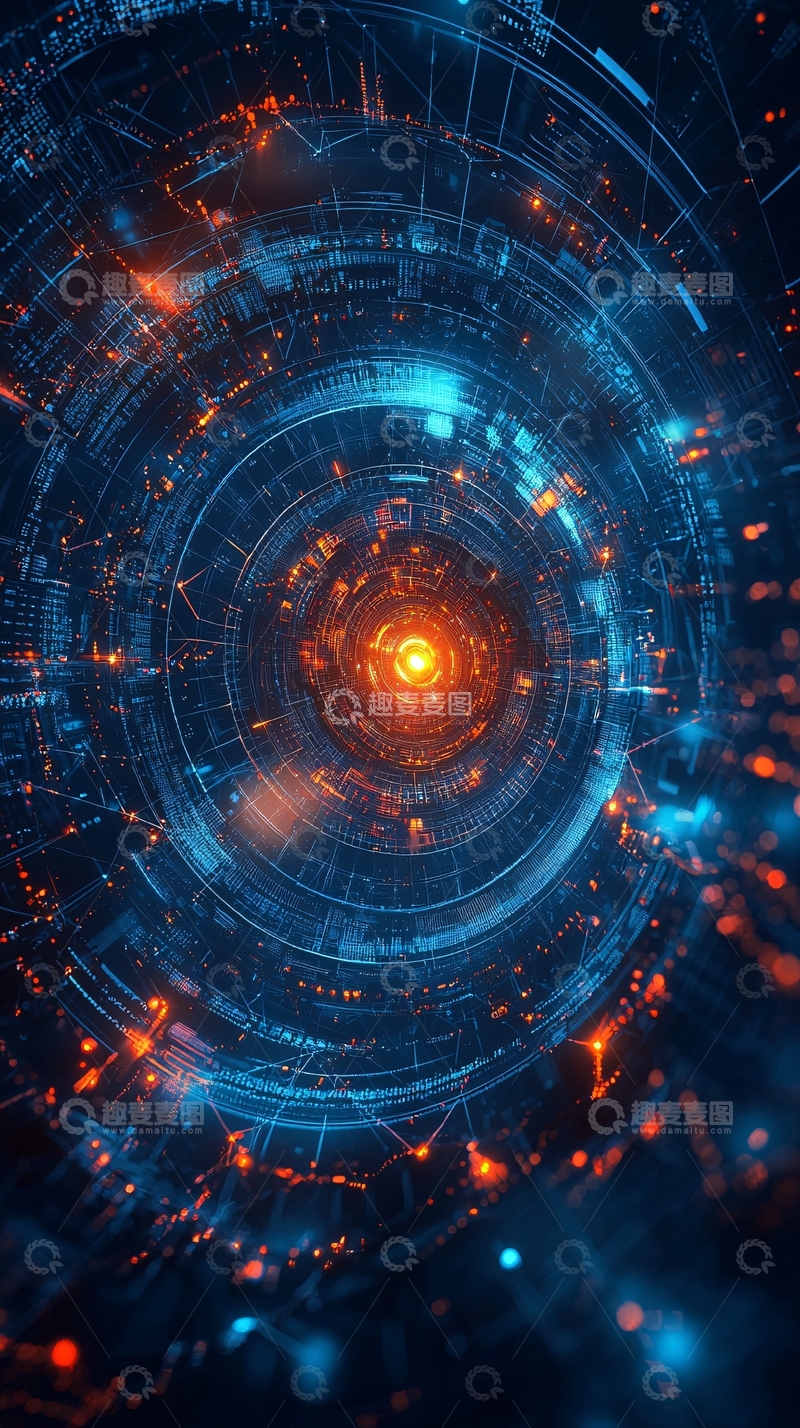 高清大图下载【趣麦麦图】科技感十足的隧道
