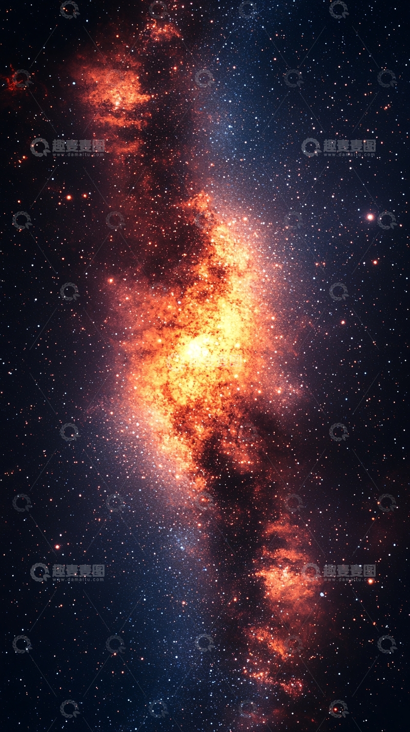 高清大图下载【趣麦麦图】燃烧的星云