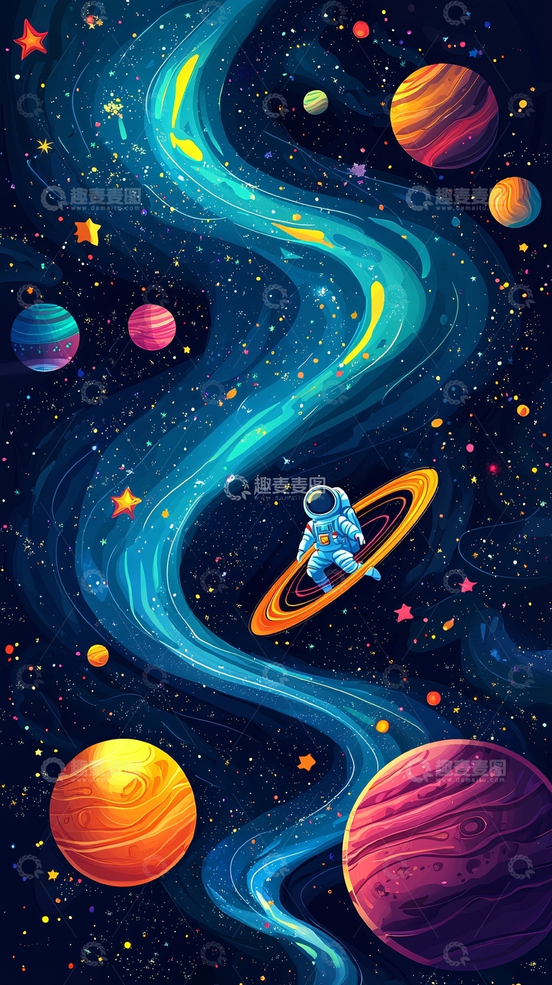 高清大图下载【趣麦麦图】宇宙星河