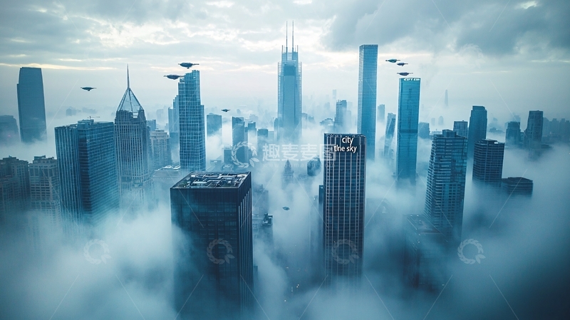 高清大图下载【趣麦麦图】未来都市