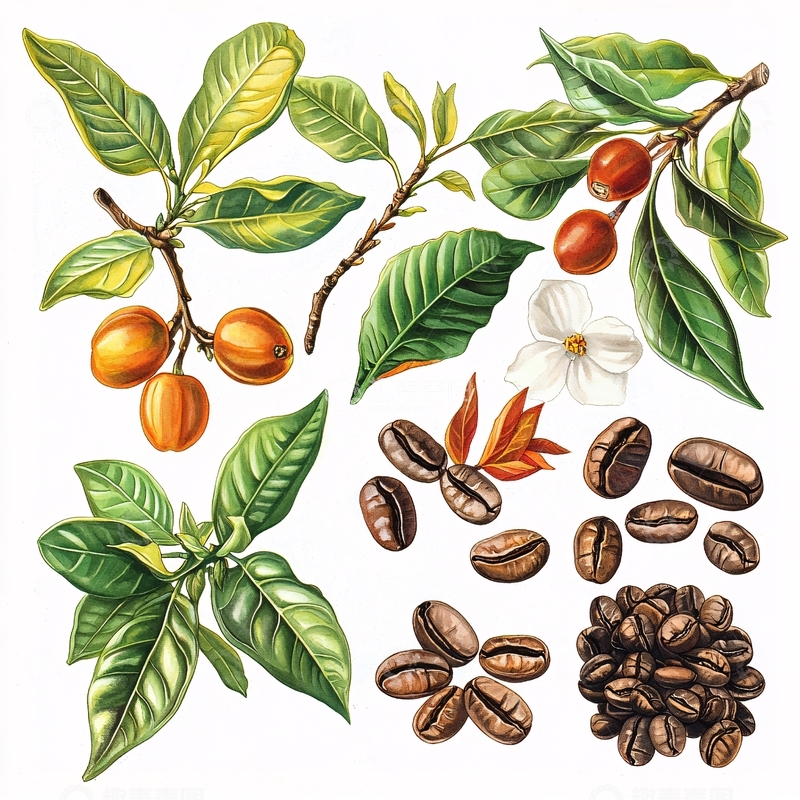 高清大图下载【趣麦麦图】咖啡树