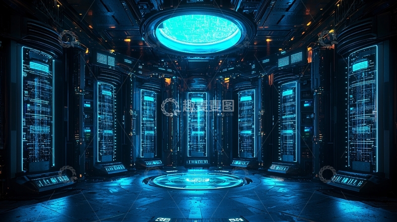 高清大图下载【趣麦麦图】未来科技感房间