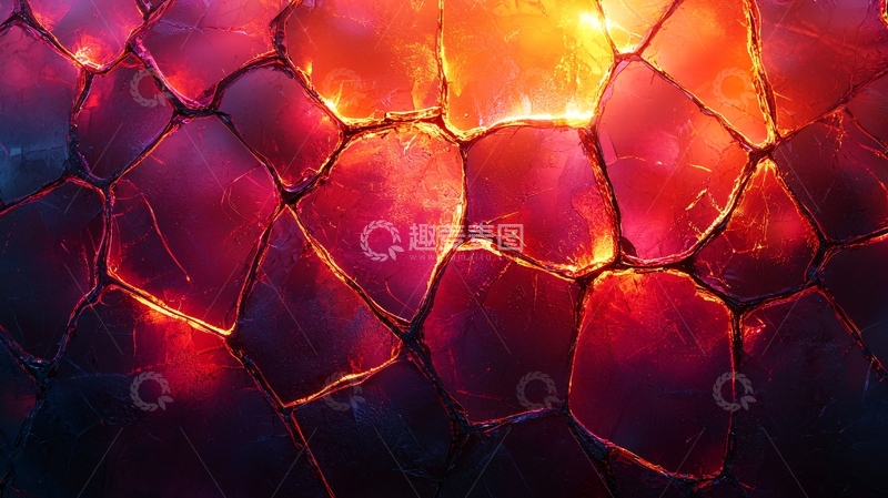 高清大图下载【趣麦麦图】熔岩纹理抽象背景