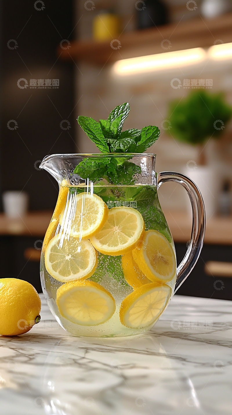 高清大图下载【趣麦麦图】柠檬水
