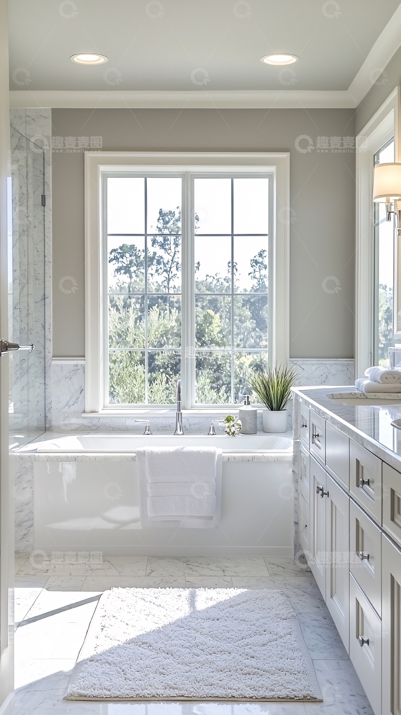 高清大图下载【趣麦麦图】现代简约浴室