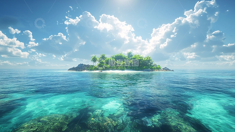 高清大图下载【趣麦麦图】热带岛屿