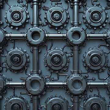 金属机械装置壁面