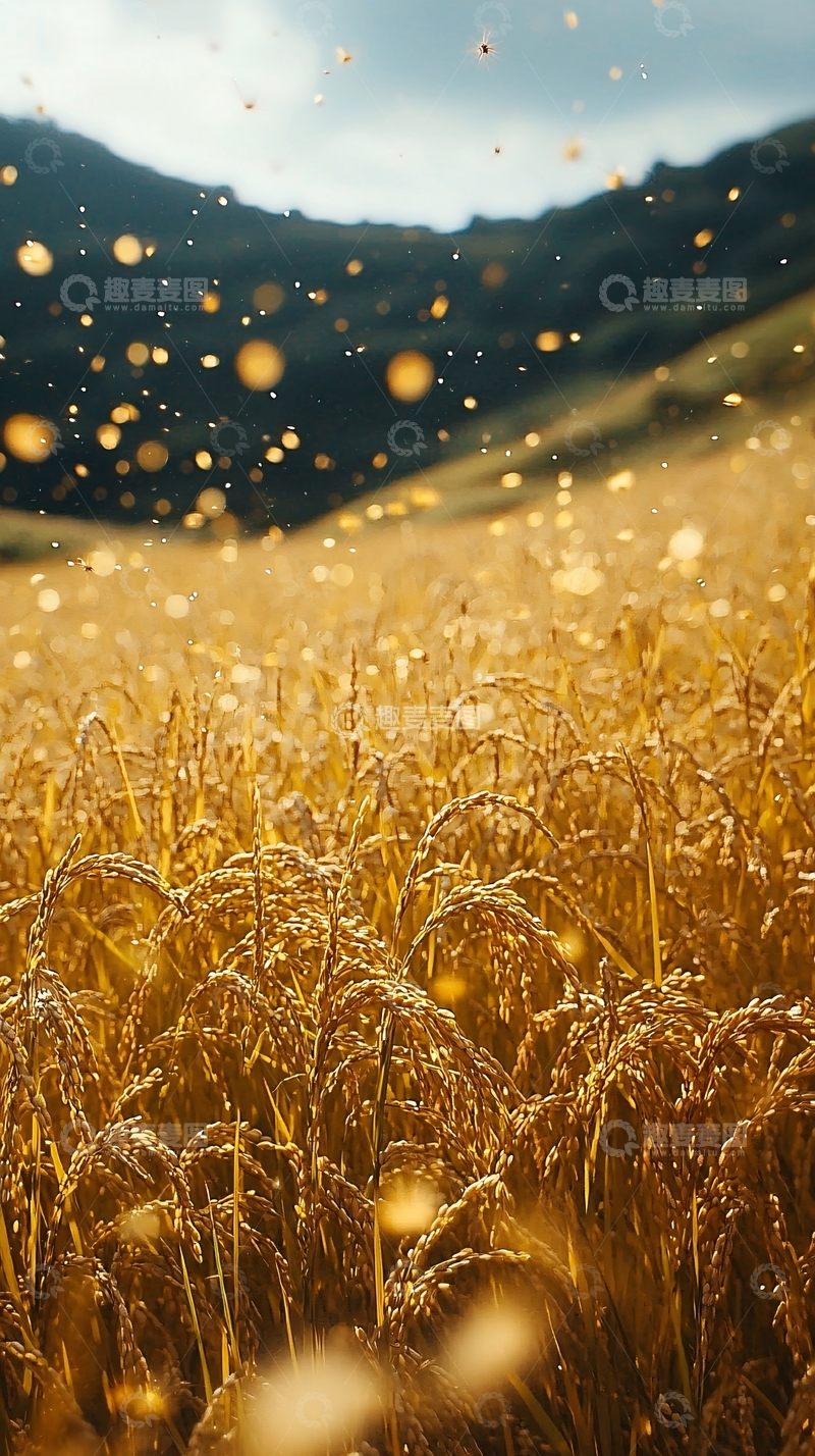 高清大图下载【趣麦麦图】金黄麦田