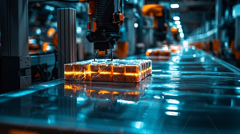 高清大图下载【趣麦麦图】自动化生产线