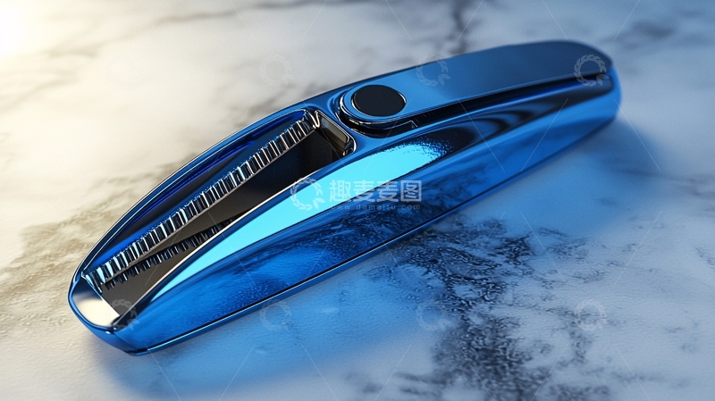 高清大图下载【趣麦麦图】蓝色金属质感小工具