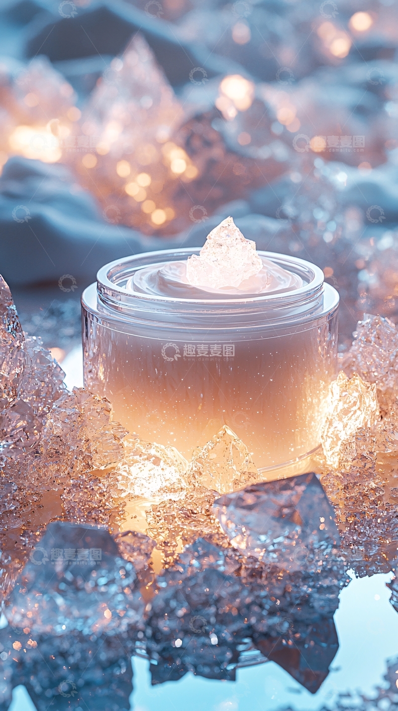 高清大图下载【趣麦麦图】冰晶肌底霜