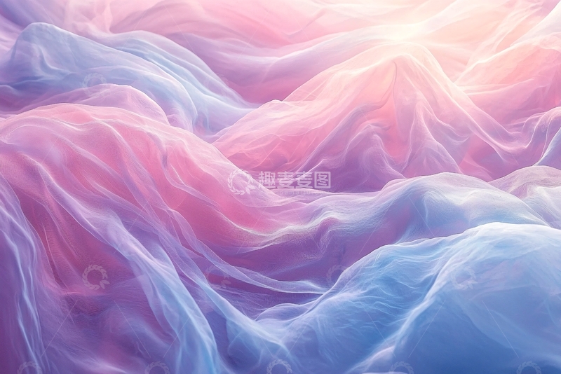 高清大图下载【趣麦麦图】梦幻轻纱质感