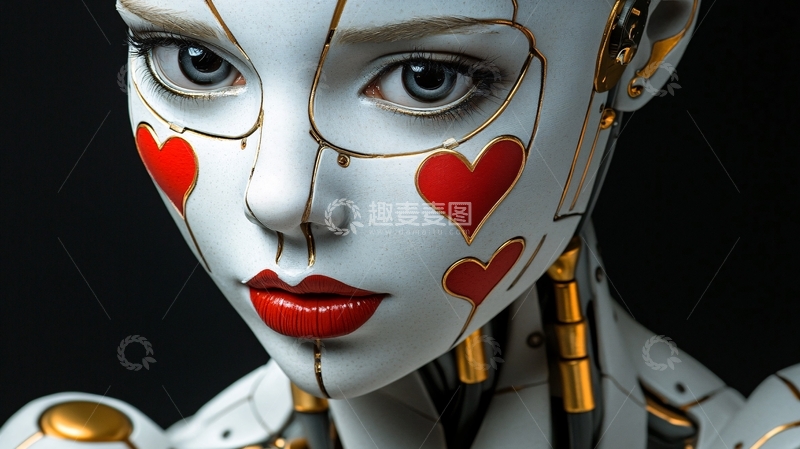 高清大图下载【趣麦麦图】机械少女