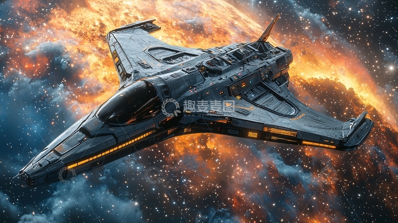 高清大图下载【趣麦麦图】宇宙飞船