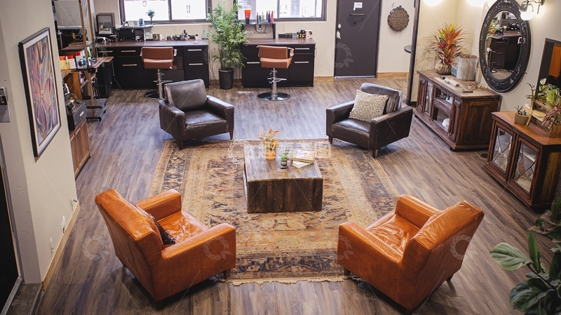 高清大图下载【趣麦麦图】高端美发沙龙室内设计