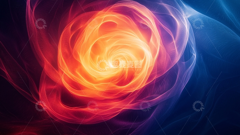 高清大图下载【趣麦麦图】能量漩涡中心发光