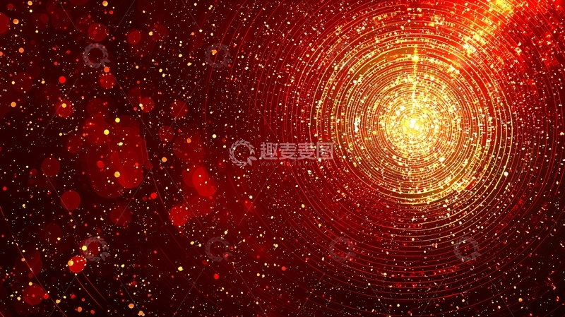 高清大图下载【趣麦麦图】红色光晕背景