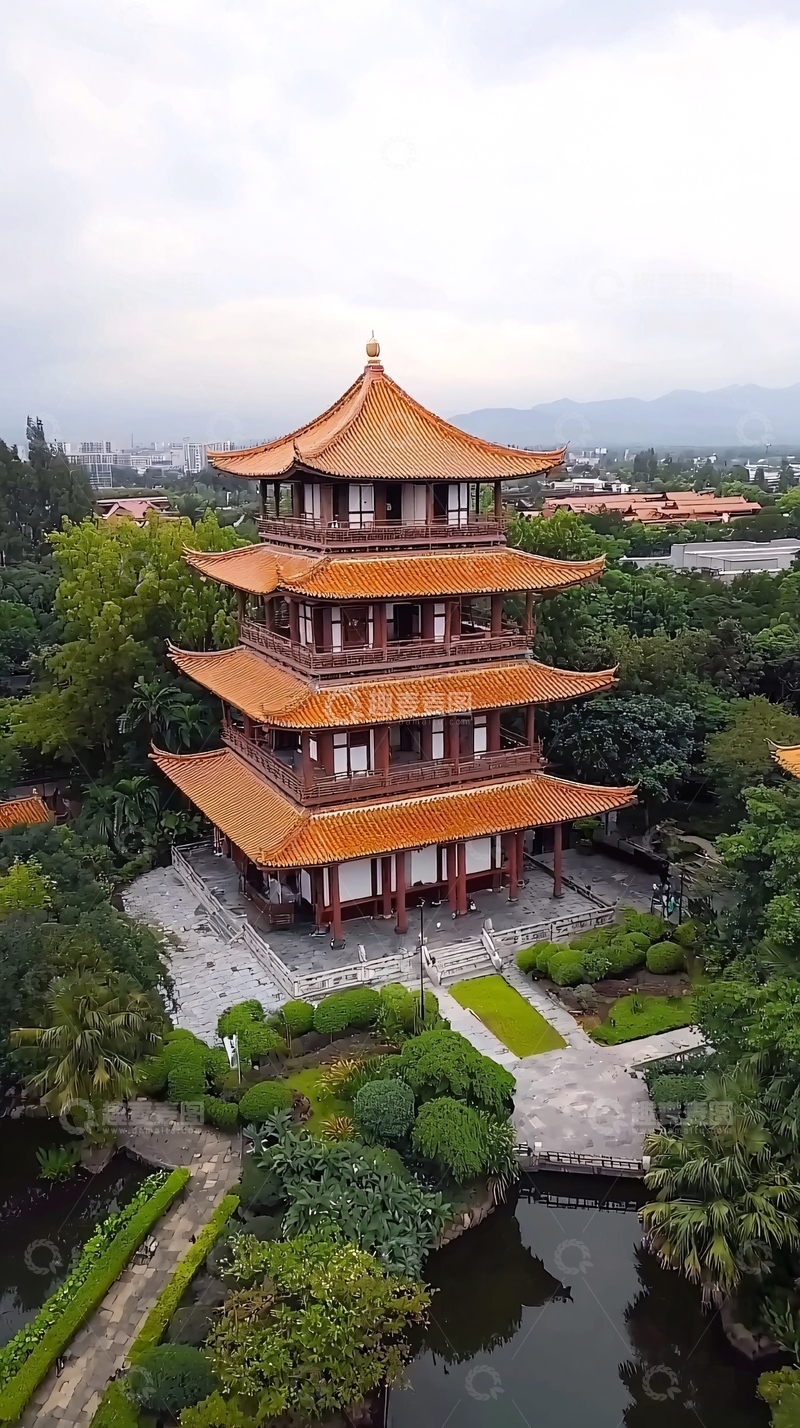 高清大图下载【趣麦麦图】中式建筑