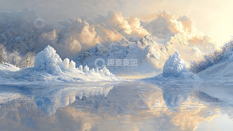 高清大图下载【趣麦麦图】冰雪奇景