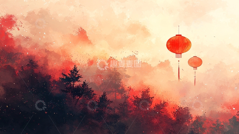 高清大图下载【趣麦麦图】水墨画