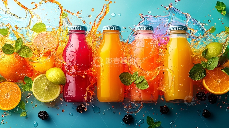 高清大图下载【趣麦麦图】果汁饮料