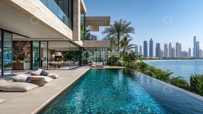 高清大图下载【趣麦麦图】现代海景别墅2