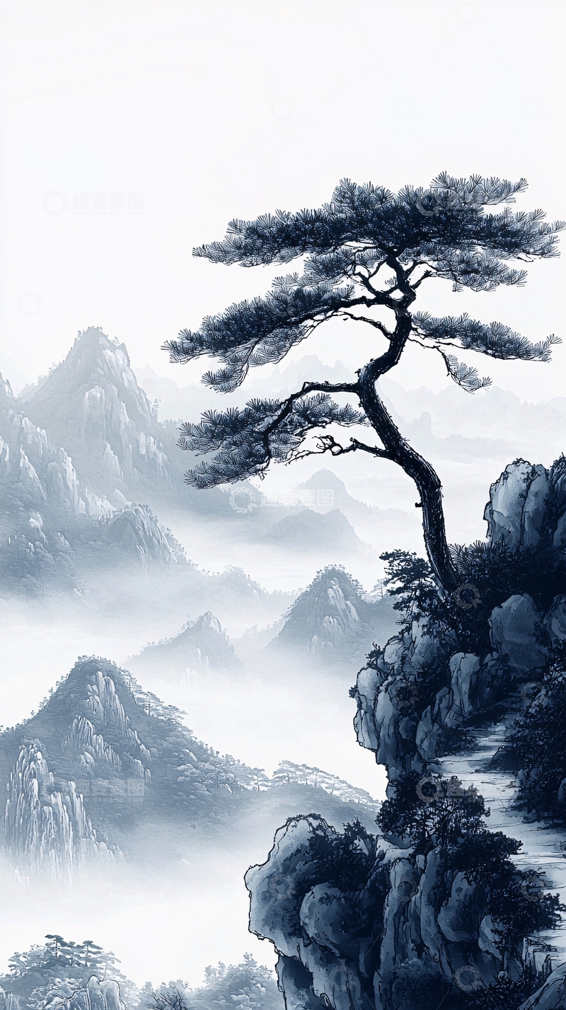 高清大图下载【趣麦麦图】水墨画