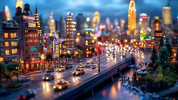 夜景城市模型