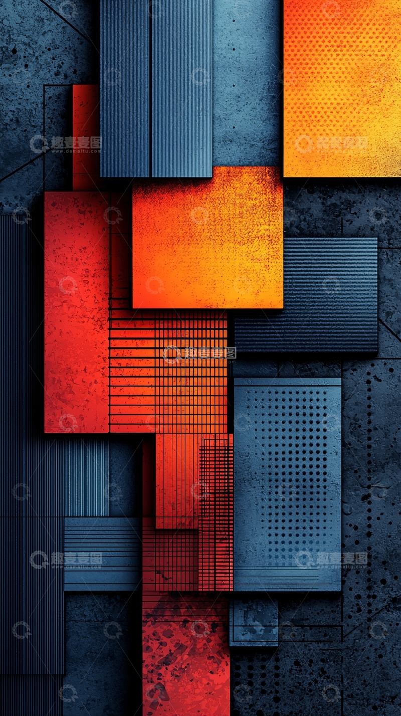 高清大图下载【趣麦麦图】抽象几何