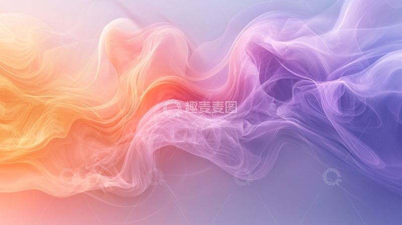 高清大图下载【趣麦麦图】彩色烟雾流体