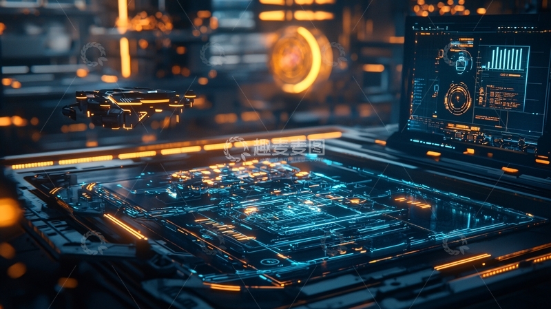 高清大图下载【趣麦麦图】未来科技感