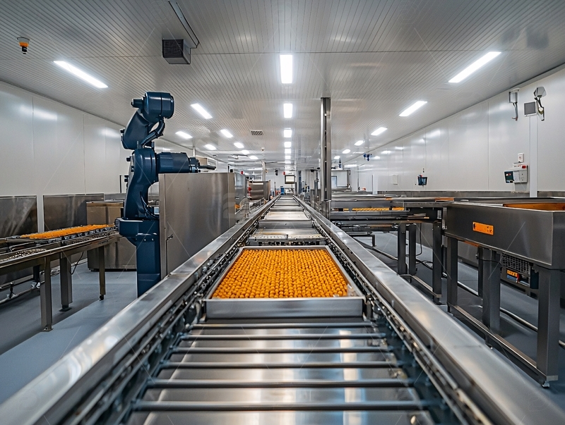 高清大图下载【趣麦麦图】现代化食品加工车间