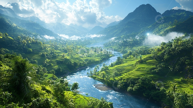 高清大图下载【趣麦麦图】山河壮丽的自然风光