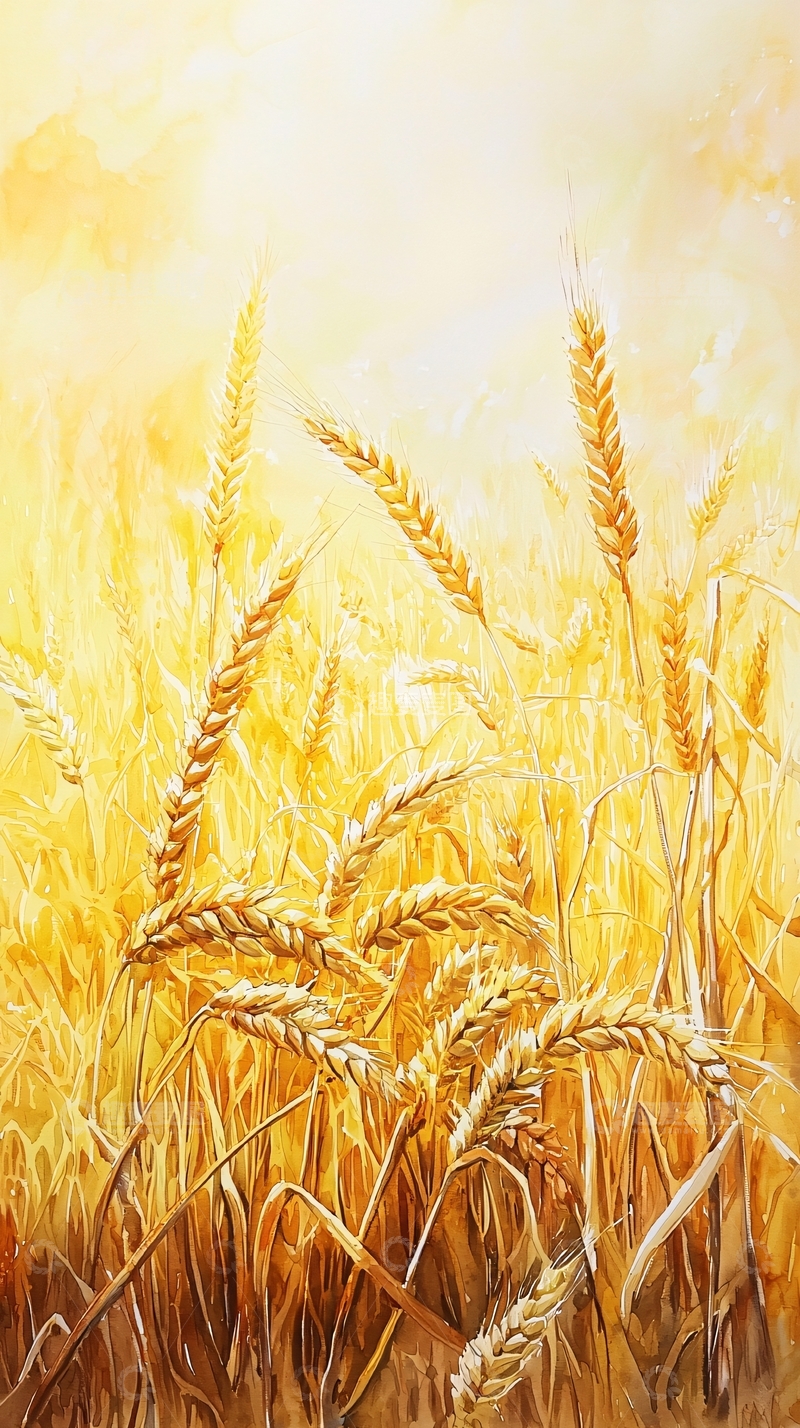 高清大图下载【趣麦麦图】金色麦田